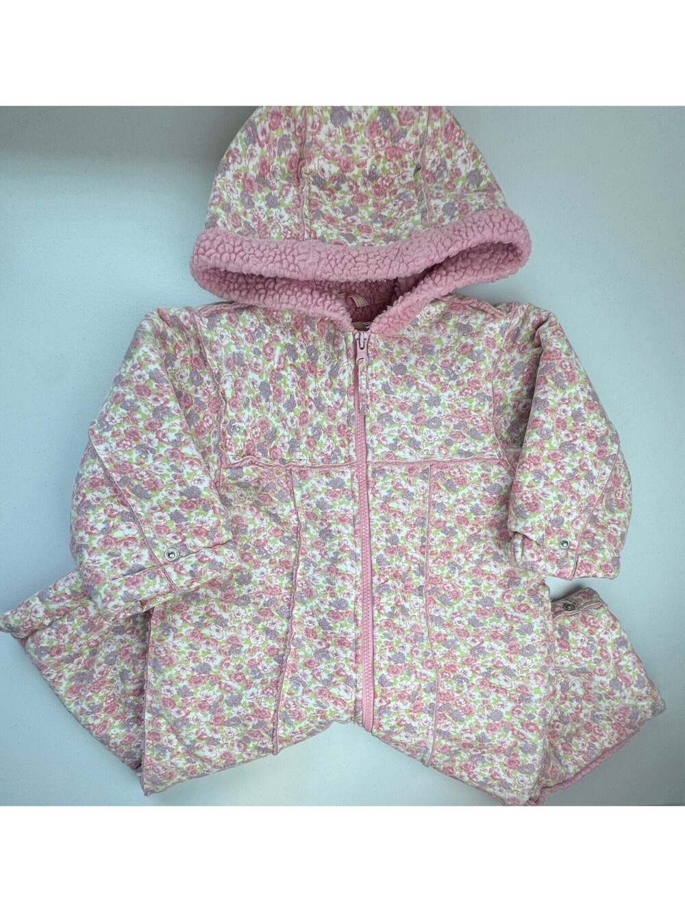La Petite Rothschild Floral Snowsuit 24 Months